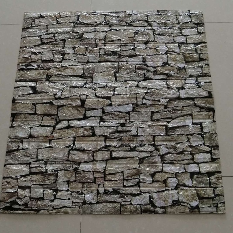 3D selfadhesive wallpaper factory Wall stickers Brick grain
