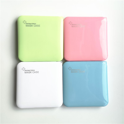 New Dust Mask Storage Box Creative Portable Anti-Pollution Lift the Lid Dust Plastic Temporary Mask Box