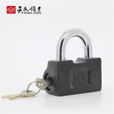 B- Type Black Anti-Theft Padlock Rectangular Lock Beam Lock Large Lock Warehouse Door Lock