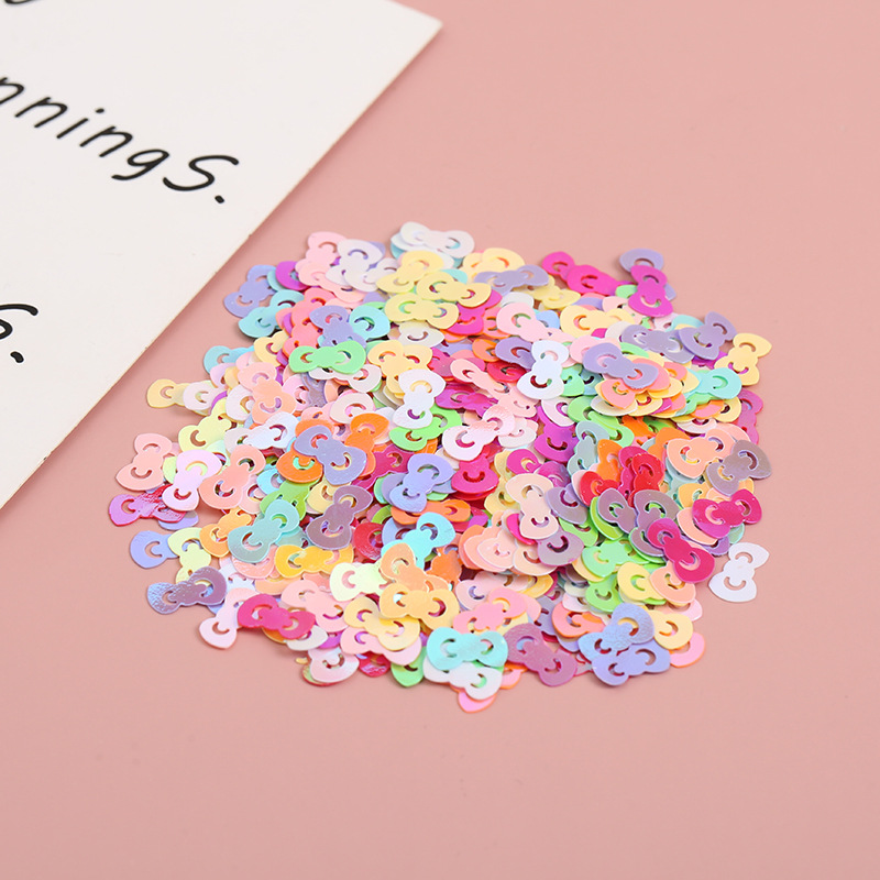 6mm Small Bell Beads PVC Color Sequins Nail Sequins Eye Makeup Patch DIY Clothing Accessories Wholes