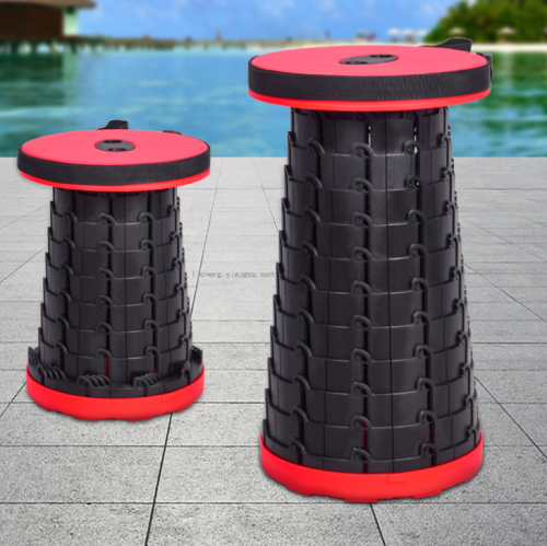 Folding Stool Outdoor Retractable Stool Portable Foot Rest Stool Plastic Stool Multifunctional Fishing Stool folding Tables and Chairs