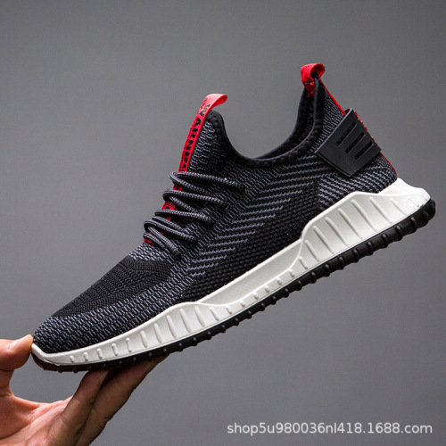 new zhenfei woven comfortable autumn shoes running fashionable shoes korean versatile sports men‘s shoes casual shoes daddy shoes