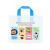 Handbag Children's Clothing Stores Cartoon Cute Gift Bag Shopping Bag Packing Bag Wholesale Plastic Bag