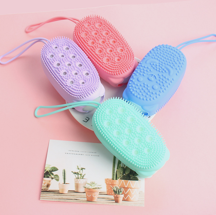 Supply New Silicone Bath Gadget DoubleSided Massage Bath Silicone Bath