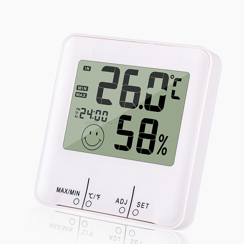 Electronic Digital Hygrothermograph Indoor Hygrometer Bathroom Large Screen Thermohygrometer Table H