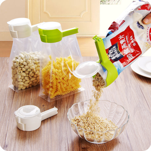 Sealing Clip Food Preservation Sealing Clip Tea Moisture-Proof Outpouring Nozzle Plastic Bag Clip Multi-Functional Snack Bag Sealing Clip