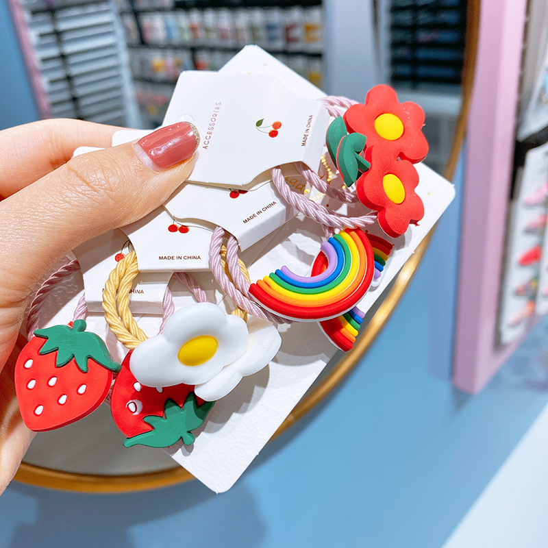 Children Hair Accessories Baby Hair Ring Little Girl Hair Elastic Band Princess Girls Headdress Head