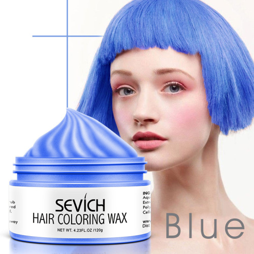 Sevich Disposable Dyed Colored Hair Mud Fast Shaping Unisex 9-Color Styling Dyed Hair Wax