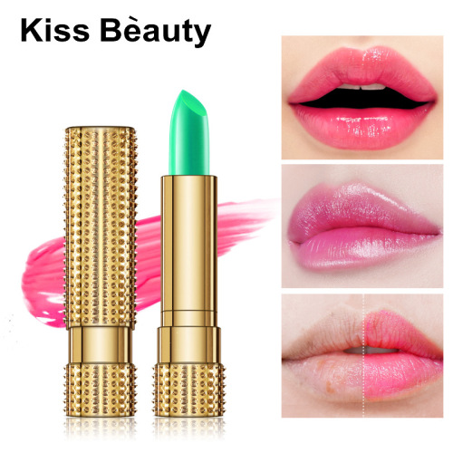 kissbeauty cross-border temperature change lipstick healthy moisturizing color changing lipstick not easy to fade aloin wholesale