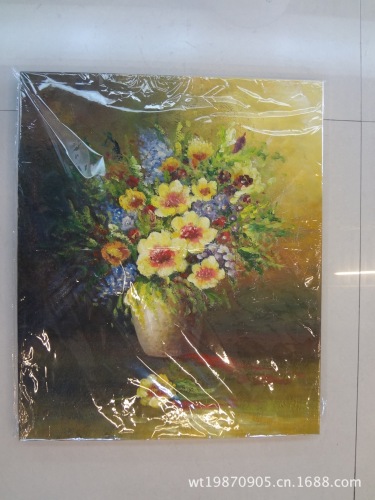 supply frameless canvas hand-painted oil painting wholesale flower oil painting 50x70cm yiwu frameless oil painting