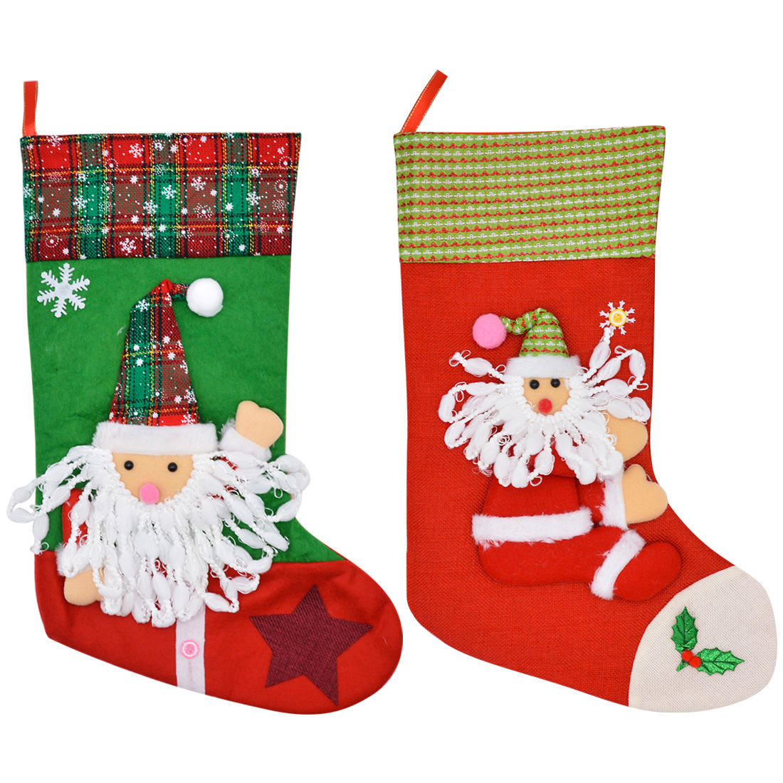 Three-Dimensional Christmas Socks Christmas Decoration Suppl...