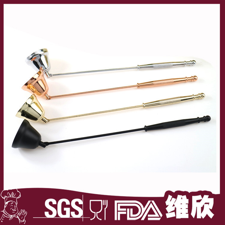 Factory Currently Available Stainless Steel Candle Scissors Gold Candle Suppressor Candle Removal To