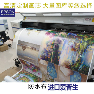 Cotton Print Production Airbrush Painting Canvas Giclee Painting Core Cross-Border Wholesale Decorative Painting One Product Dropshipping