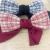 Net Red Big Bow Hairpin Back Head South Korea Girly Simplicity Vintage Plaid Top Clip Bangs Day Hairpin Hair Ornaments
