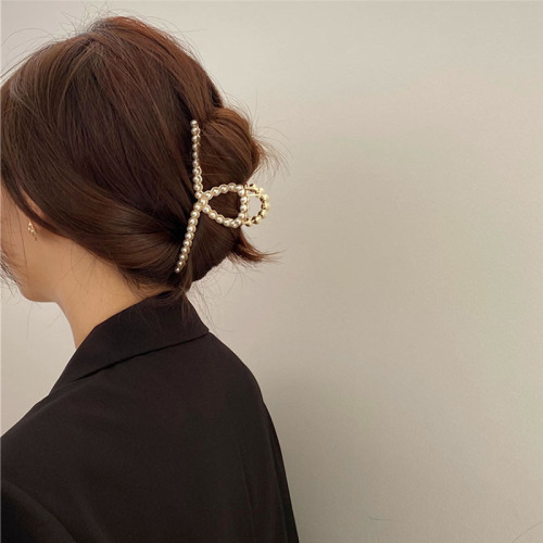 ba head clip ins style pearl zircon rge hair clip hair accessories korean alloy cold style hairpin