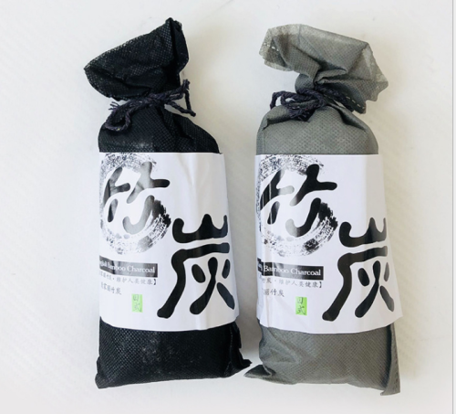 a small japanese style bamboo charcoal bag car bamboo charcoal bag household bamboo charcoal bag purification air formaldehyde removal and odor removal