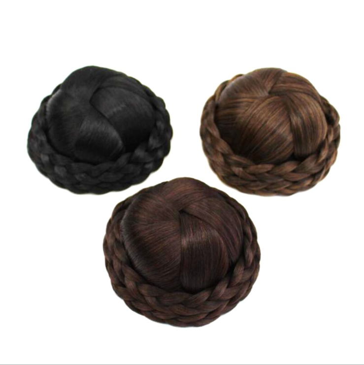 Supply Bun Wig Updo Hair Bud-like Hair Style Bun Head Wig Bun Matte ...