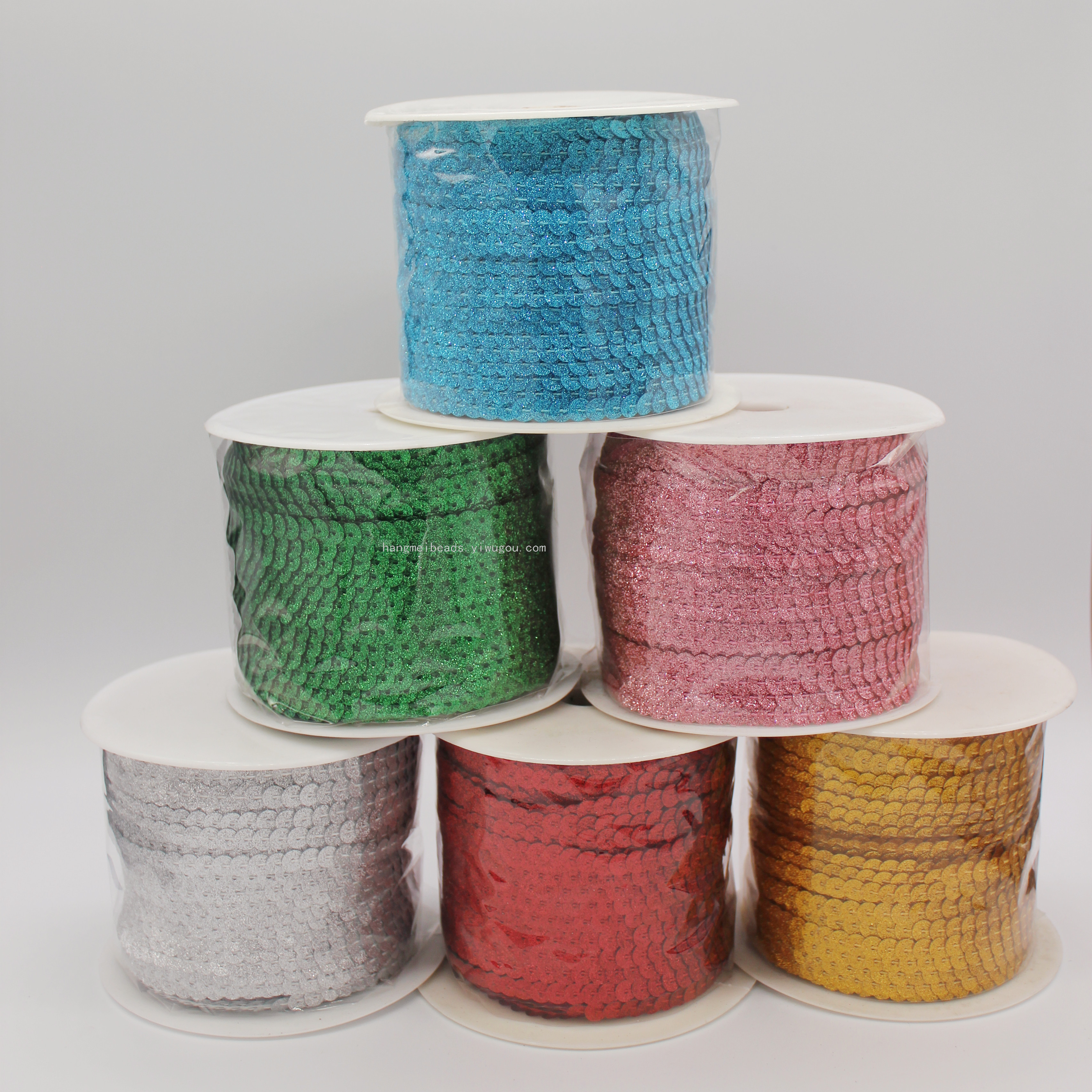 6mm Environmental Protection Glitter Powder Sequins Pet Beads with Crafts Clothing Decorative Sequin