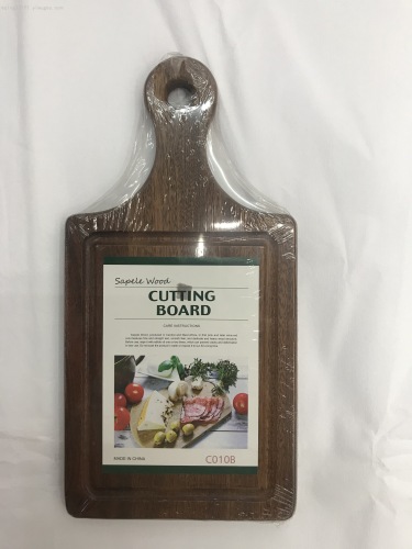 bread board household restaurant double-sided panel cutting board with handle anti-scald solid wood cutting board