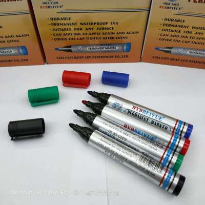 Wholesale Oily Waterproof Black Permanent Black Marker Pen Drawing