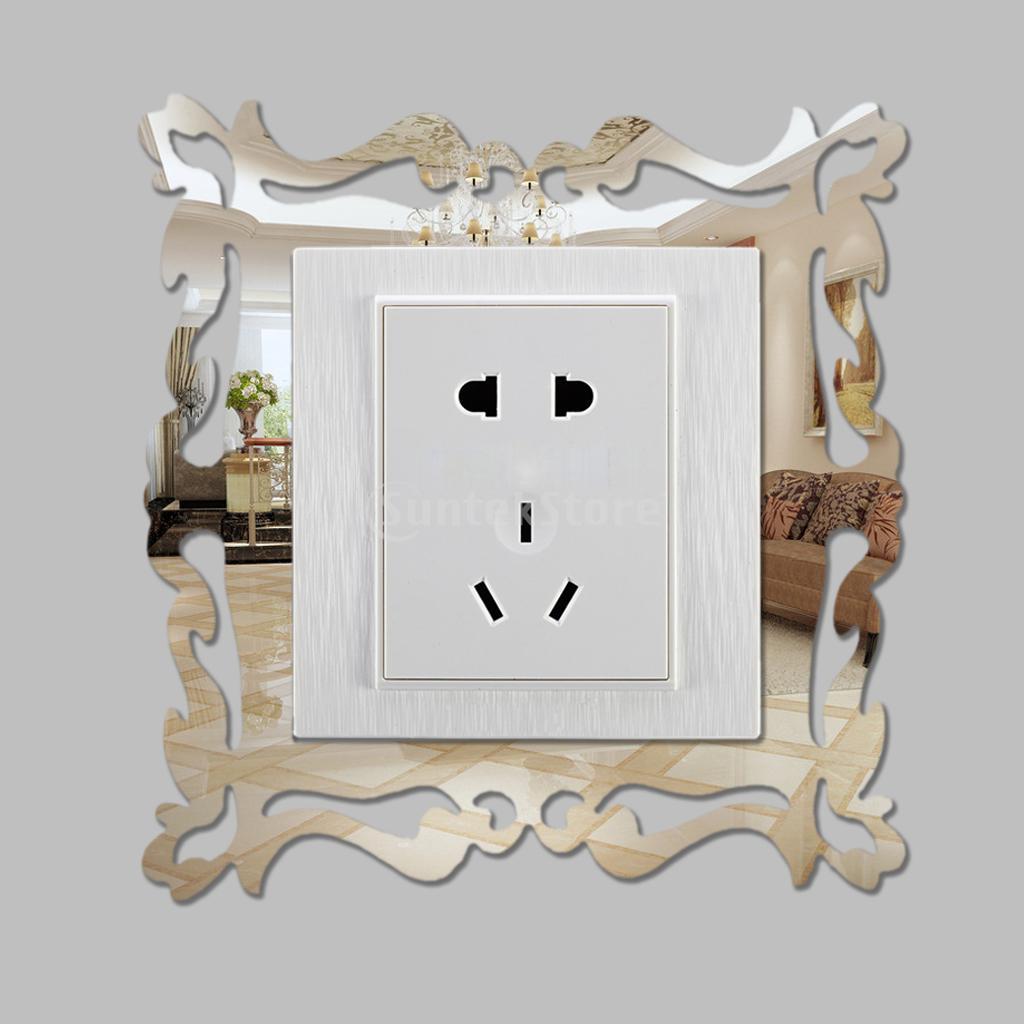 Kaixing Switch Sticker Amazon Dunhuang Fashion DIY Creative Home Decoration Acrylic Mirror Sticker