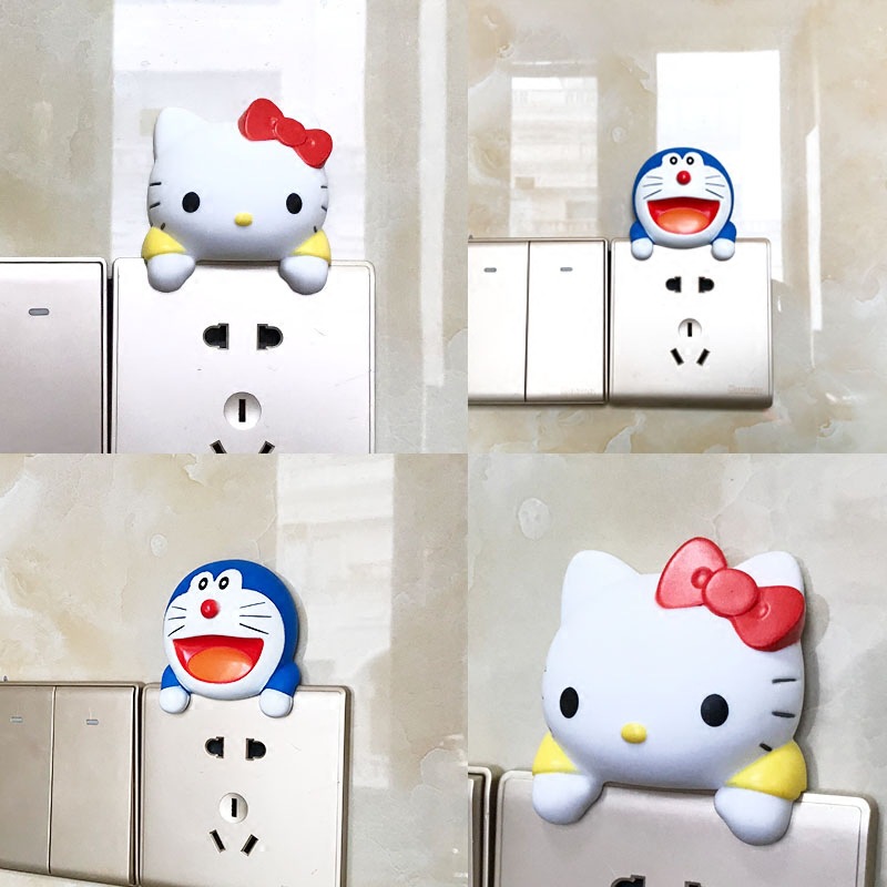 Home Supplies Room Decorations Switch Stickers Wall Stickers Protective Case European Luxury Modern