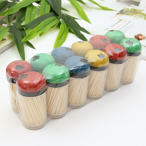 bamboo double-headed toothpick hotel hotel family catering 65cm toothpick factory direct sales