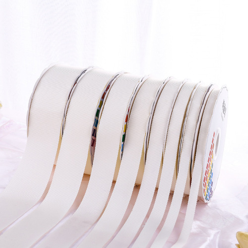 Korean Matt Polyester Thickened More than Hatband Specifications Polyester Rib Ribbon Thread Ribbon Clothing Accessories