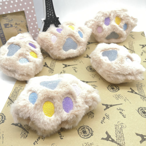 plush cartoon doll bear palm bag furry shoes woolen slippers hat socks scarf accessories clothing accessories