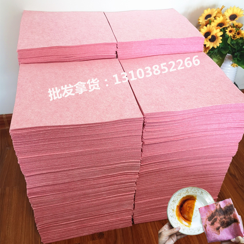 Internet Celebrity Stall Coconut Shell Rag Sheet Oil-Free Kitchen Dish Cloth Absorbent Household Cle