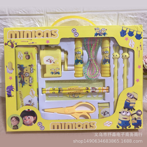 children‘s school supplies set primary school student stationery box set cartoon creative stationery supplies 61 gifts