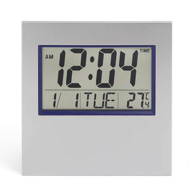 Factory Direct Sales 28.03 Million Calendar Gift Clock Large Screen LCD Wall Clock