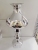 European-Style Golden Glass Vase Home Flower Arrangement Ornaments