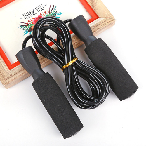 high-end hot-selling rope skipping sponge handle student for high school entrance exam bearing jump rope factory direct sales wholesale spot
