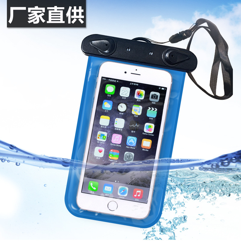 Clip Mobile Phone Waterproof Bag Iphone7plus Large Screen Mobile Phone Waterproof Case Hot Spring Ra
