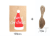 Christmas Cross-Border Hot Selling 2020 Happy Christmas Kraft Paper Tag Decoration