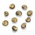 Yibei Electroplating Edge Golden Rain Hat Screw Gold-Plated Edge Conch Necklace Pendant Accessories