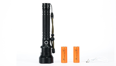 New P50 Retractable Focusing Super Bright Light Rechargeable Flashlight