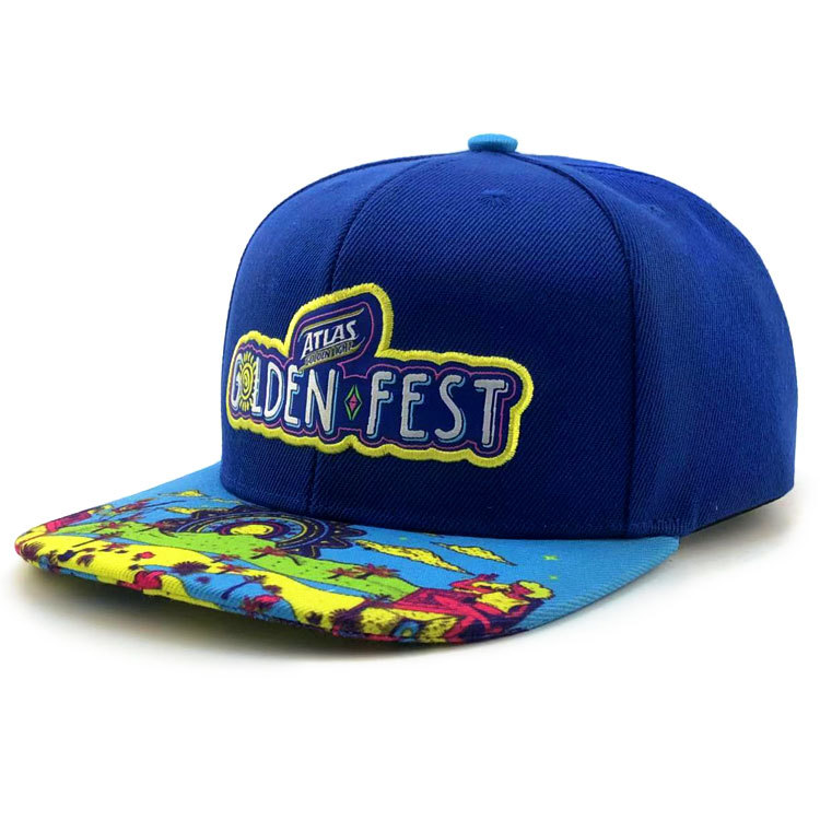 2020 Hat Processing Customized Flat Brim Children's Printed Hip Hop Hat Casual Patch Letter Cap