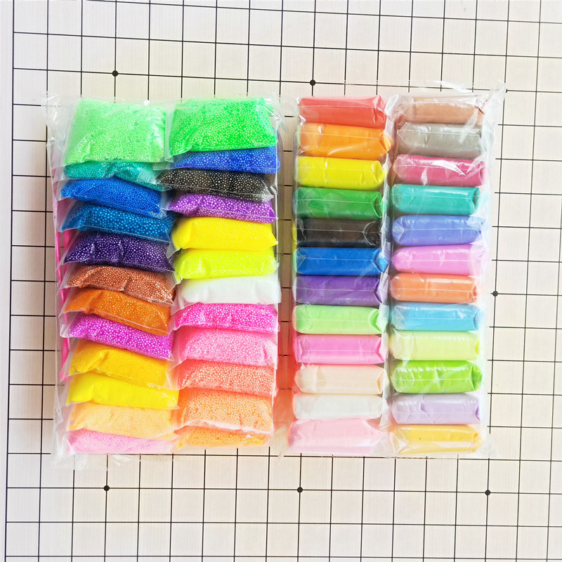 Ultralight Clay Factory Wholesale 12 Color 24 Color 36 Colors Suit Space Clay Plasticine Foam Putty