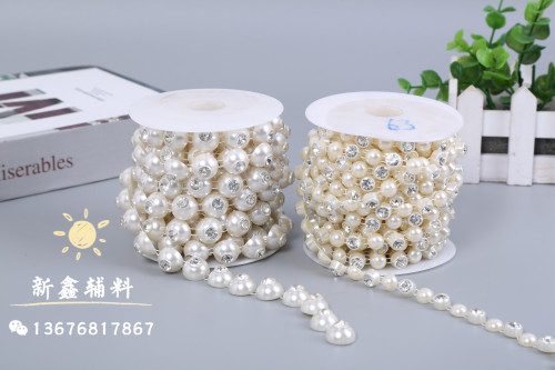 wedding dress home textile gift packaging women‘s clothing diamond accessories pearl headband headdress flower thread drill