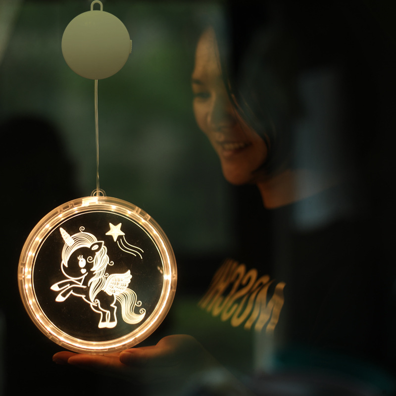 led装饰灯串房间装饰彩灯咖啡橱窗造型彩灯星星灯串新款