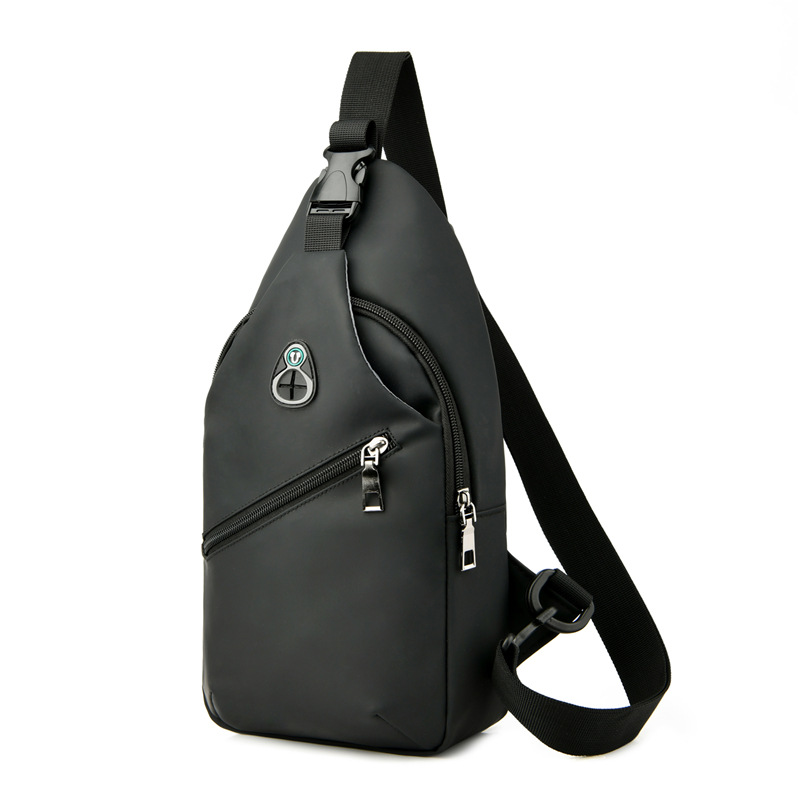 2020 New Arrival Customized Fashion USB Multi-Function Rechargeable Chest Bag Men's One Shoulde