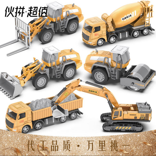 shuangwei simulation alloy engineering vehicle series excavator bulldozer forklift forklift children diy alloy car model