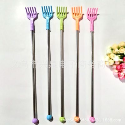 Factory Direct Sales Stainless Steel Itching Rake Does Not Ask for People Back Scratcher Metal Back Grip/Massager One Yuan Stall Department Store
