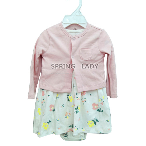spring lady baby shawl romper suit children‘s clothing children‘s summer clothing children‘s korean-style dress children‘s clothing