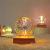 Cross-Border Hot Selling 3D Fireworks Decorative Lamp Bedroom Bedside Starry Sky Led Seven-Color Atmosphere Table Lamp USB Plug-in Small Night Lamp