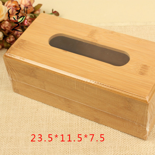 green light european creative tissue box simple wooden large paper extraction box tissue tube tissue cover customizable wholesale
