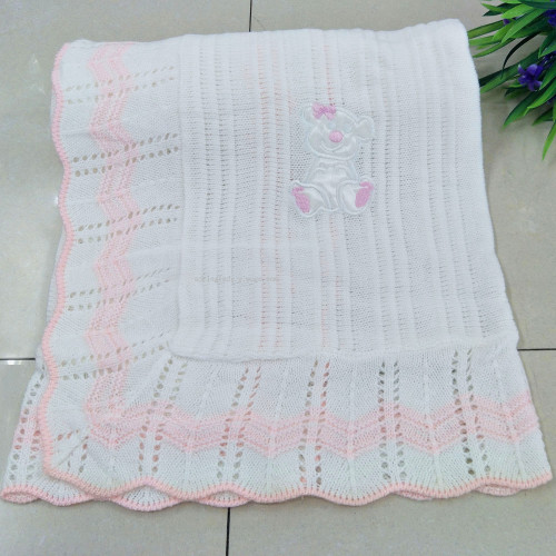 pring Lady Hot Sale knitted Baby Blanket Baby Blanket Bear Knitted Lace Blanket Baby Blanket Knitted Blanket 