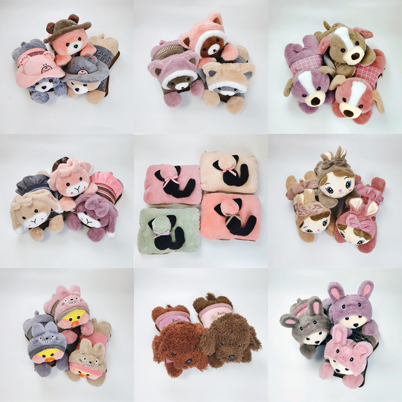 Factory Wholesale Rechargeable Hot Water Bag Cartoon Plush T...